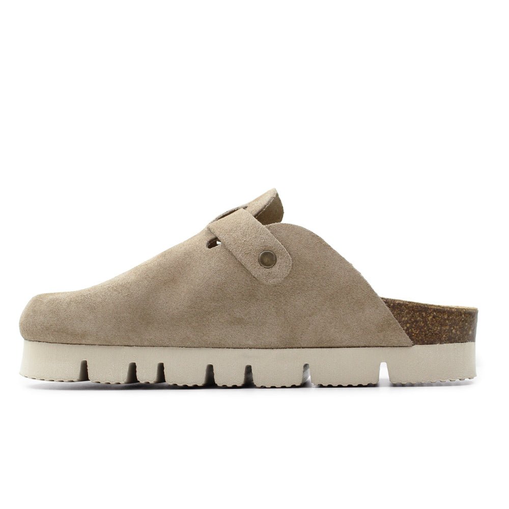 Minfot Upstep Dana Tøfler Dame Semsket skinn Taupe