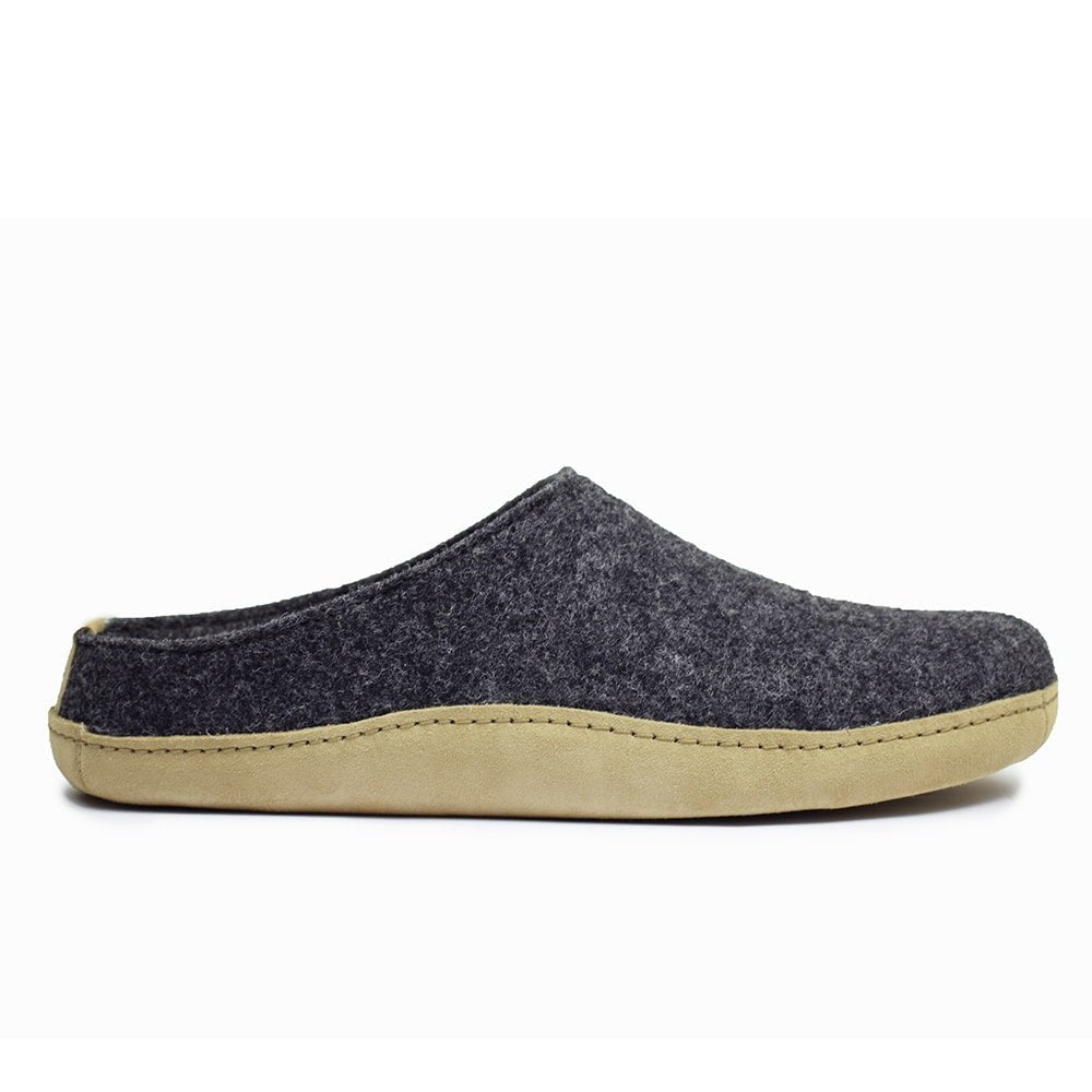 Minfot Ulltøfler Arild Innersåle Saueskinn Mørkegrå