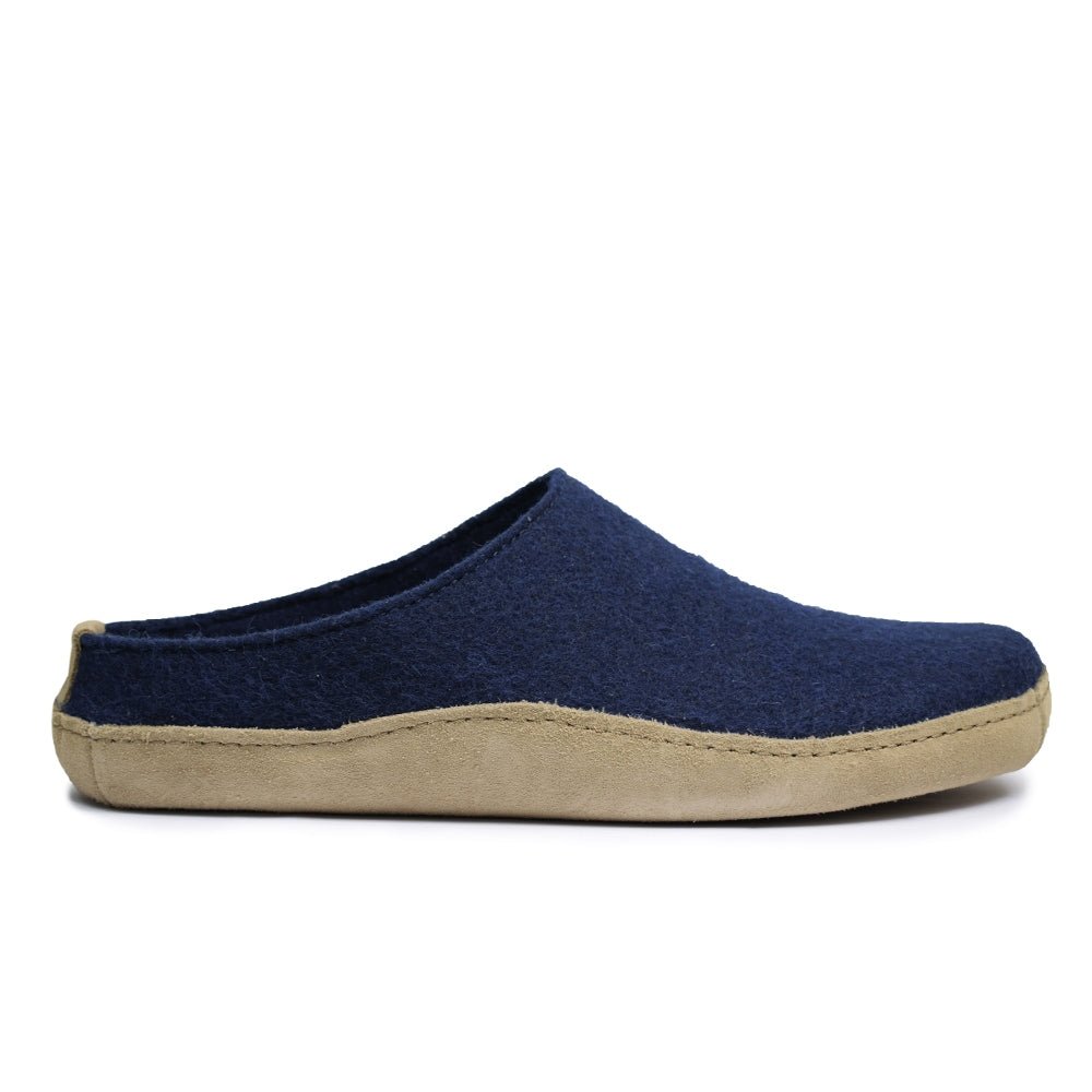 Minfot Ulltøfler Arild Innersåle Saueskinn Navy