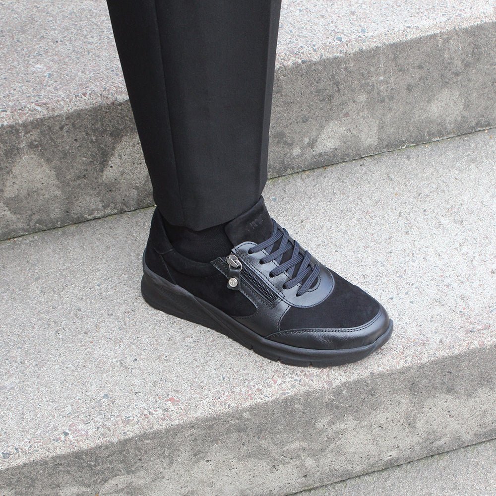 Produktbild 12 - Minfot Vei Sneaker i Stretch Nubuck, Svart Oxid