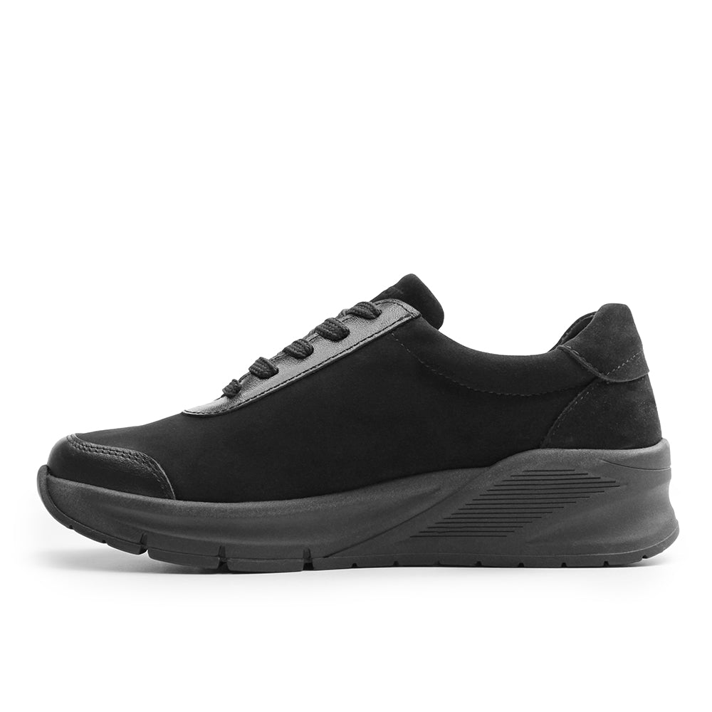 Produktbild 4 - Minfot Vei Sneaker i Stretch Nubuck, Svart Oxid