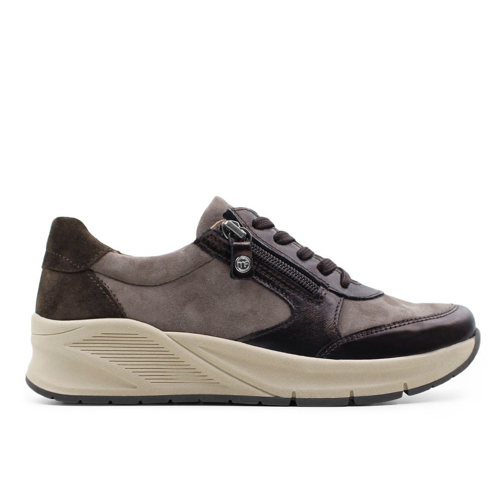 Produktbild 3 - Minfot Vei Sneaker i Stretch Nubuck Taupe Oxid