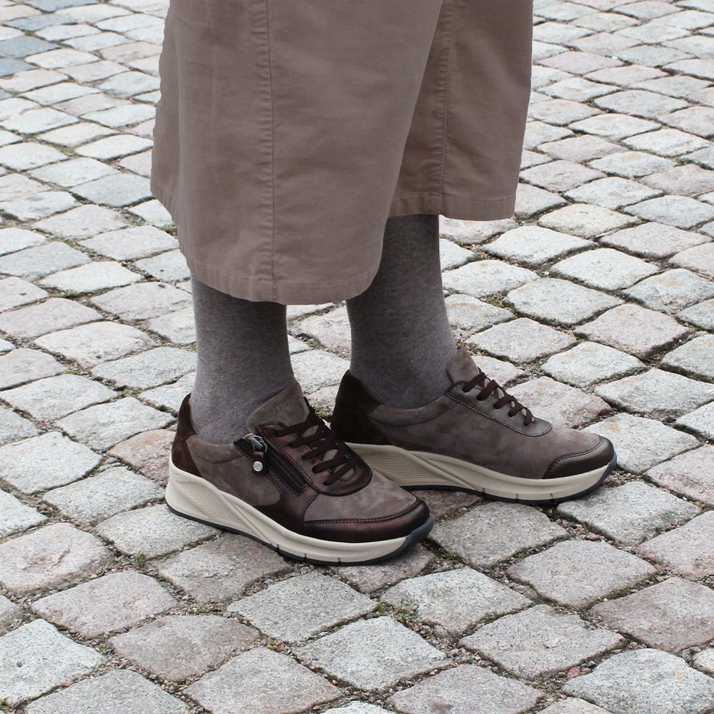 Produktbild 15 - Minfot Vei Sneaker i Stretch Nubuck Taupe Oxid
