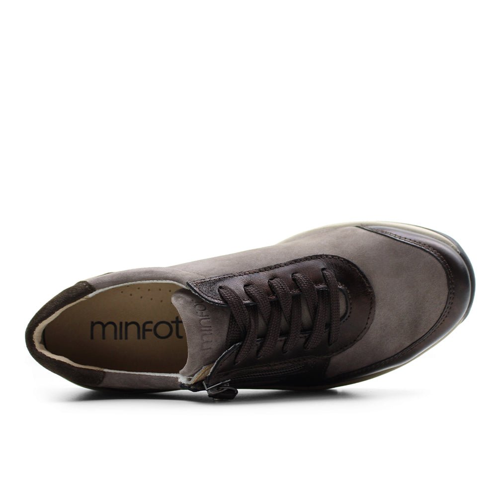 Produktbild 5 - Minfot Vei Sneaker i Stretch Nubuck Taupe Oxid