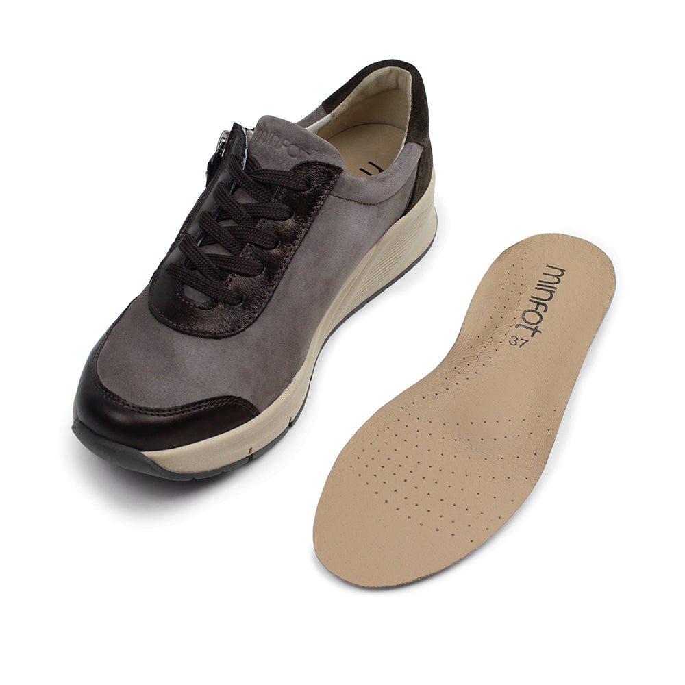 Produktbild 11 - Minfot Vei Sneaker i Stretch Nubuck Taupe Oxid