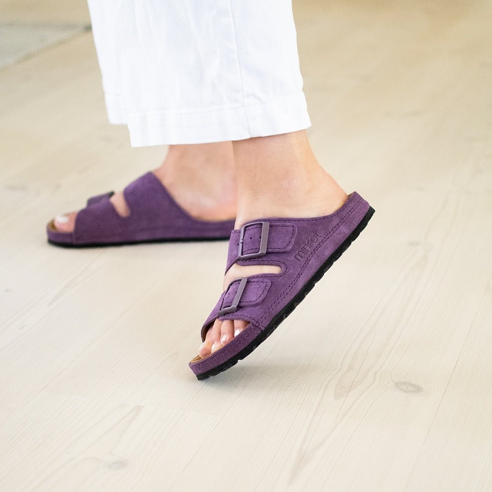 Minfot Sandaler Voss Semsket skinn Lila