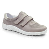 Minfot Way Sneaker Bred Stretch med Borrelåsband Beige
