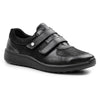 Minfot Way Sneaker Bred Stretch med Borrelås Svart