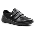 Minfot Way Sneaker Bred Stretch med Borrelås Svart