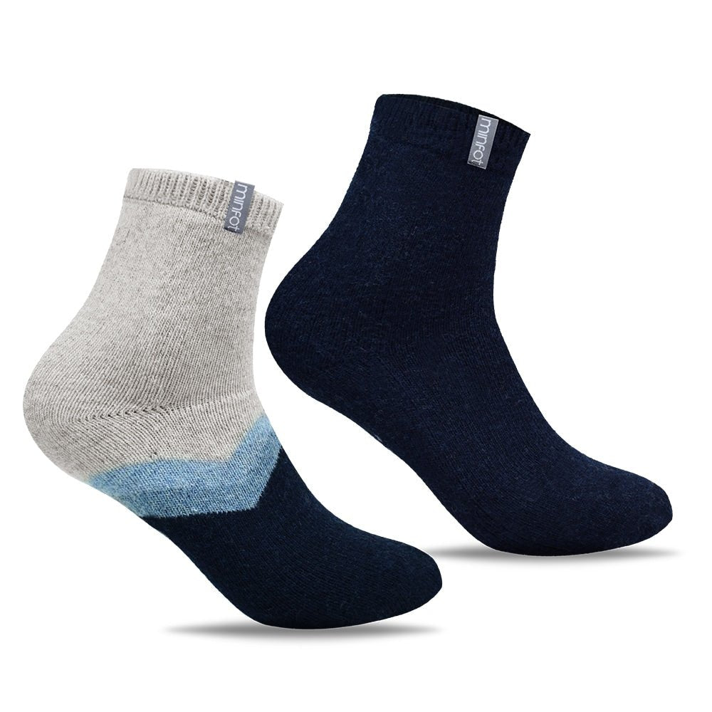 Minfot Antisklisokker Ull Cosy Iris 2-pk
