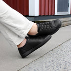 Minfot Aveny Sneaker Dame Skinn Svart