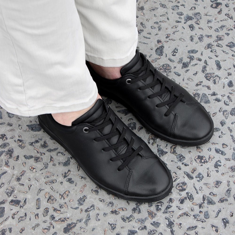 Minfot Aveny Sneaker Skinn Svart