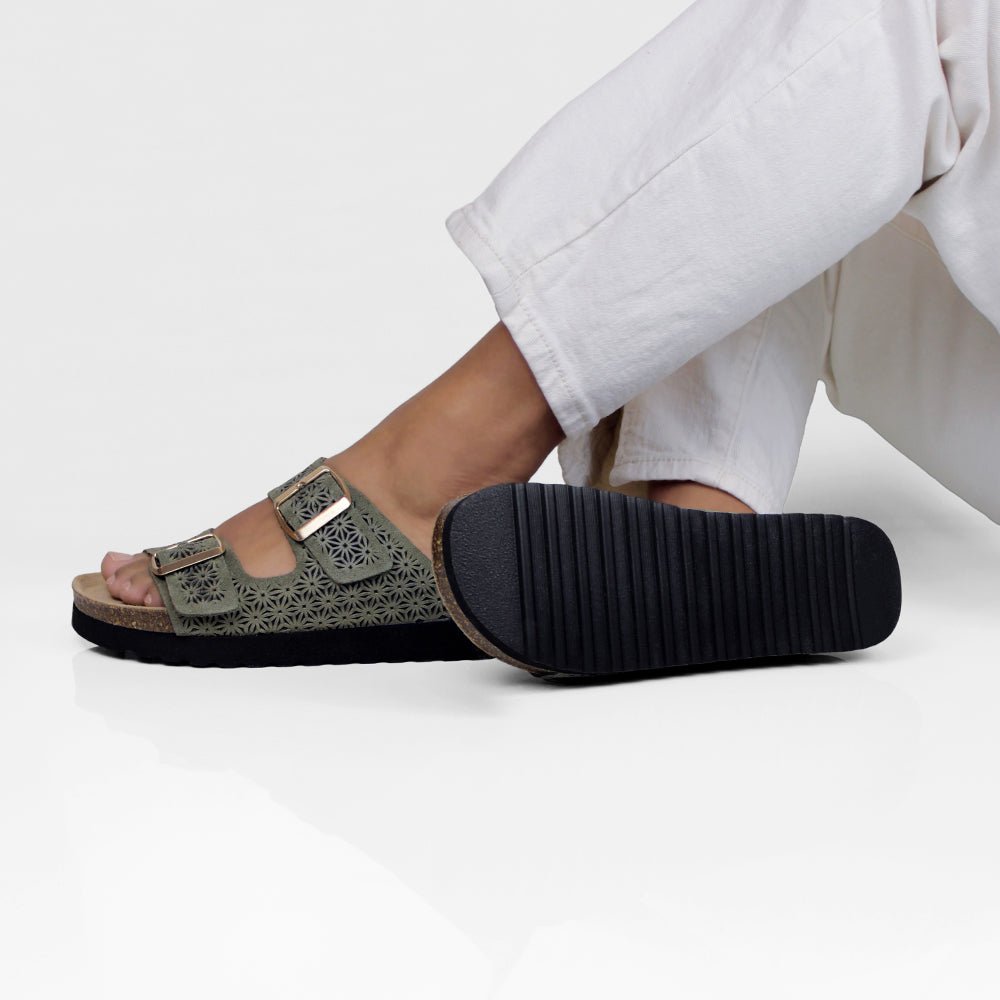 Produktbild 9 - Minfot Daisy Sandaler Dame Grønn