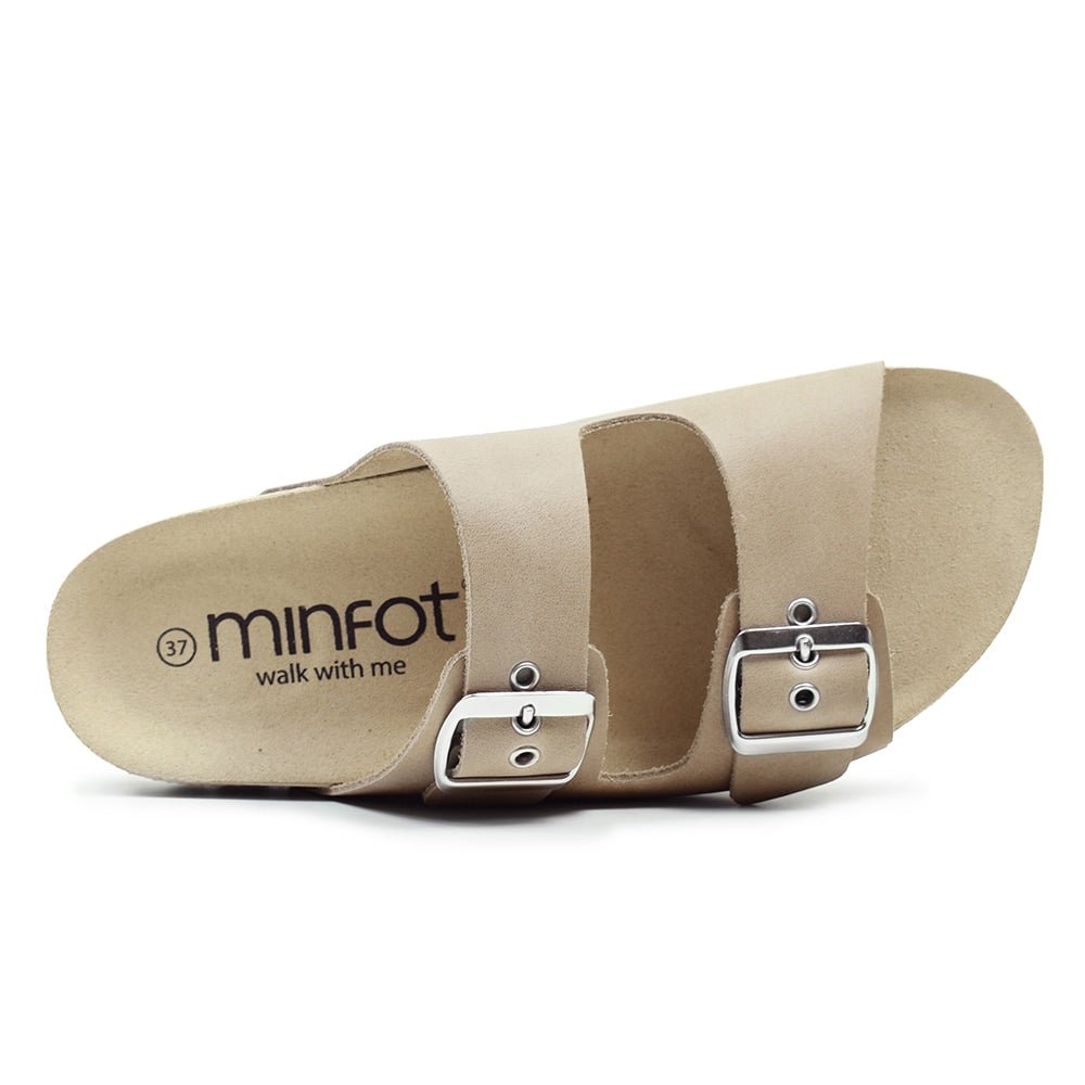 Minfot Sandaler Primo Soft Ayo Lær Stone