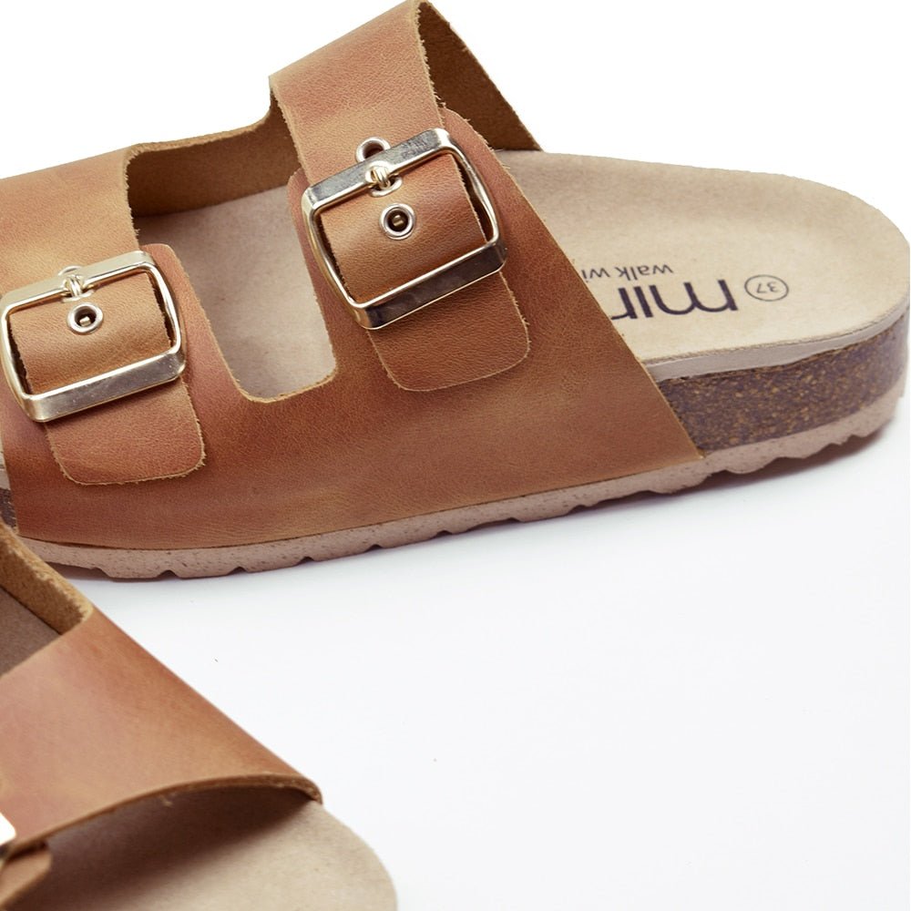 Minfot Sandaler Primo Soft Ayo Lær Cognac