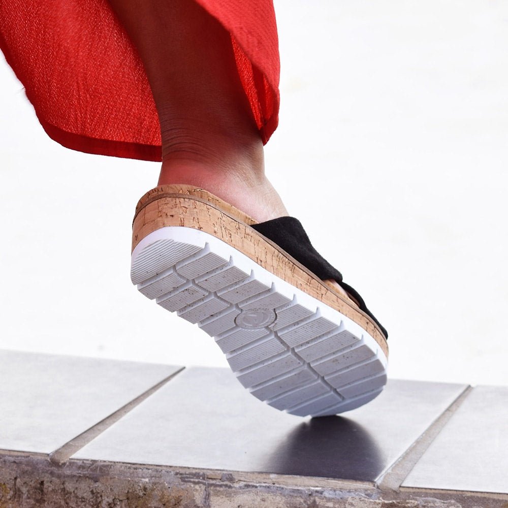 Minfot Sandaler Raposa Dame Svart