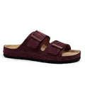 Minfot Sandaler Voss Semsket skinn Burgunder