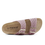 Minfot Daisy Sandaler Dame Semsket Skinn Rosa