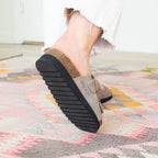 Minfot Sandaler Myk Bio Moa Semsket skinn Grå