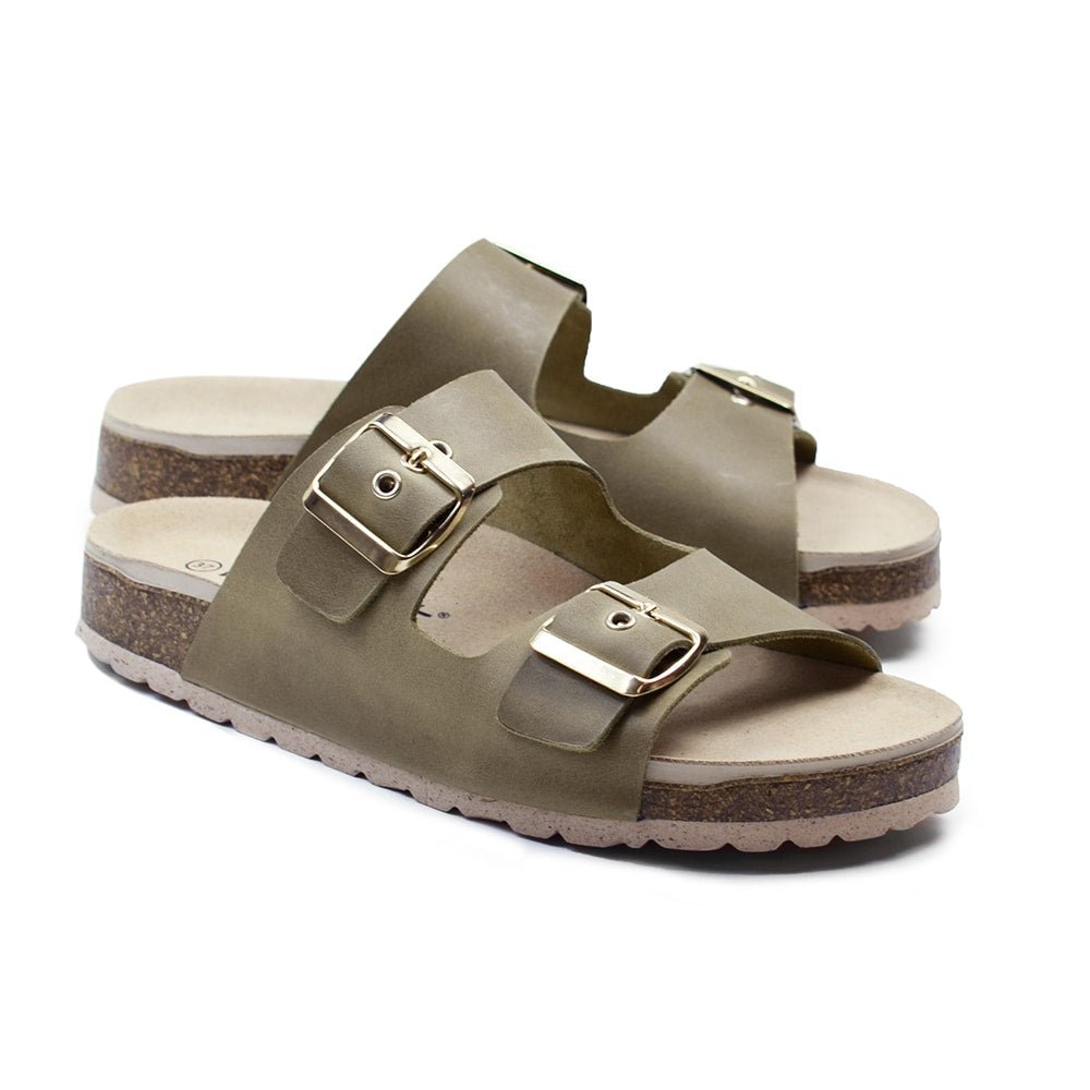 Minfot Sandaler Primo Soft Ayo Lær Olive