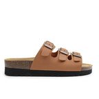 Minfot Lo Sandaler Dame Bio Skinn Cognac