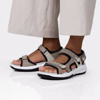 Minfot Nyhamn Sandaler Dame Brown Beige