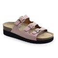 Minfot Sandal Myk Bio Lysrosa Semsket skinn