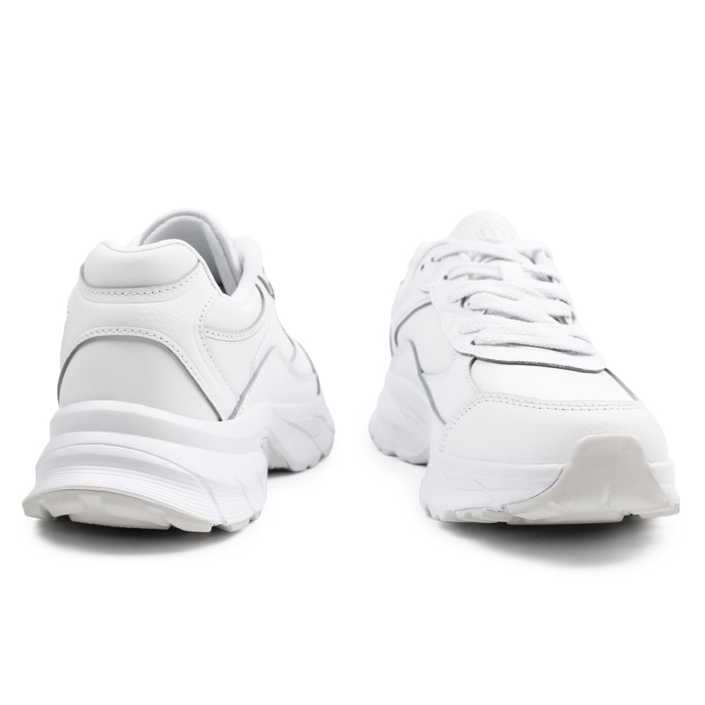 Minfot Joy Sneaker Dame Skinn Hvit