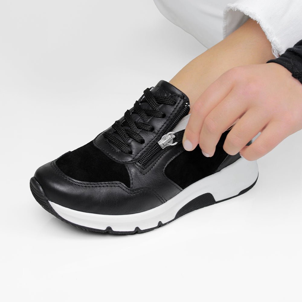 Minfot Sneaker Softrole Lux Stretch Svart