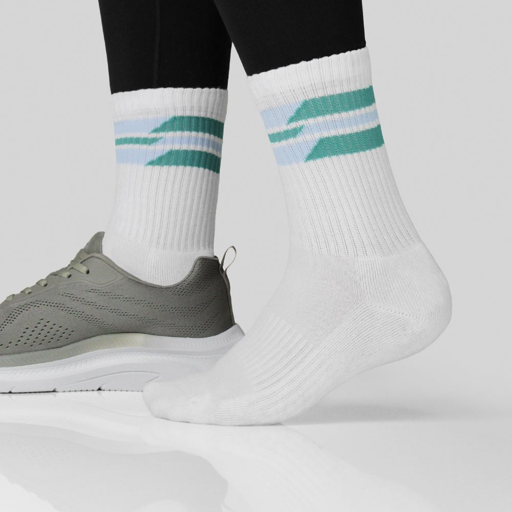 Minfot Sportsstrømper Lyocell Race Hvit 3-pk