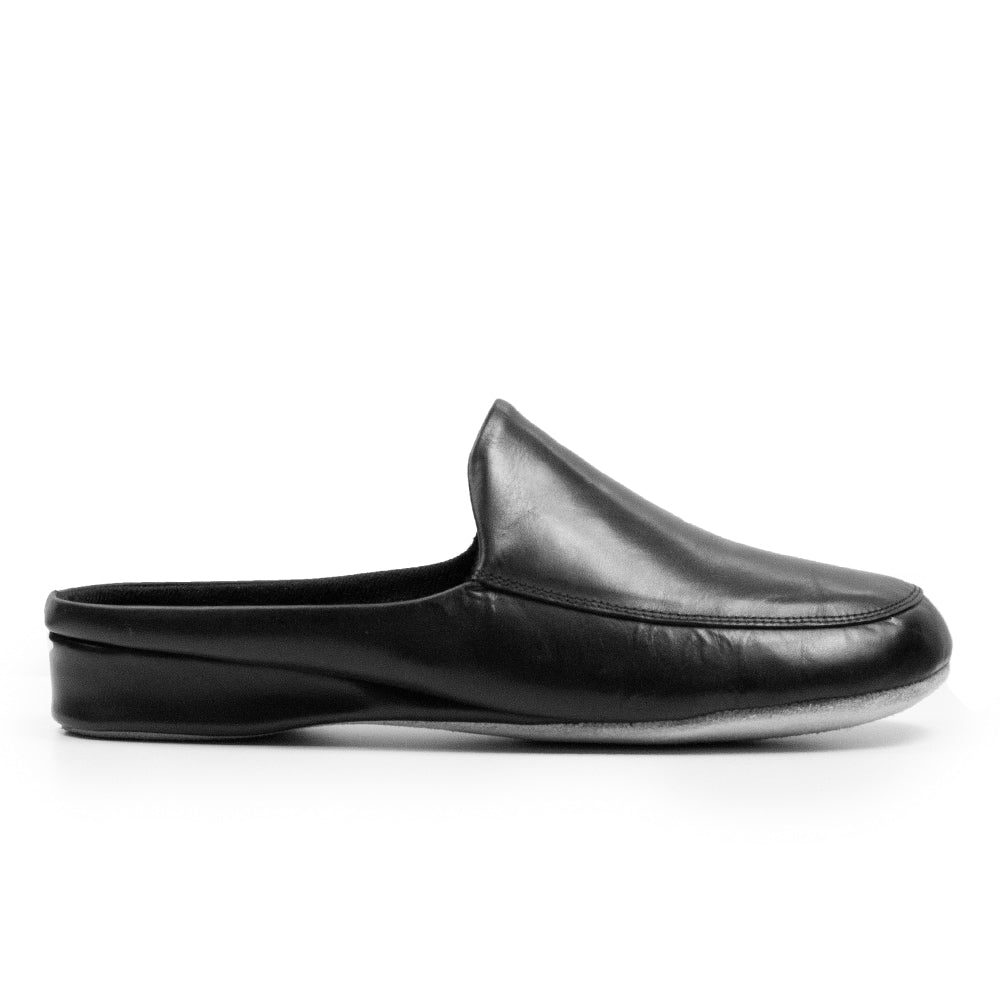 Minfot Herretøfler Tage Skinn Svart