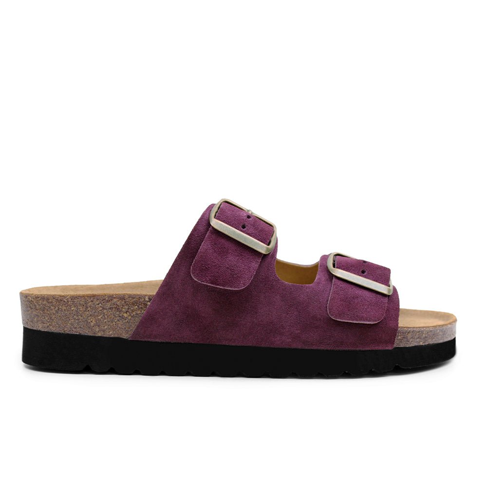 Minfot Moa Sandaler Bio Semsket Skinn Bordeaux