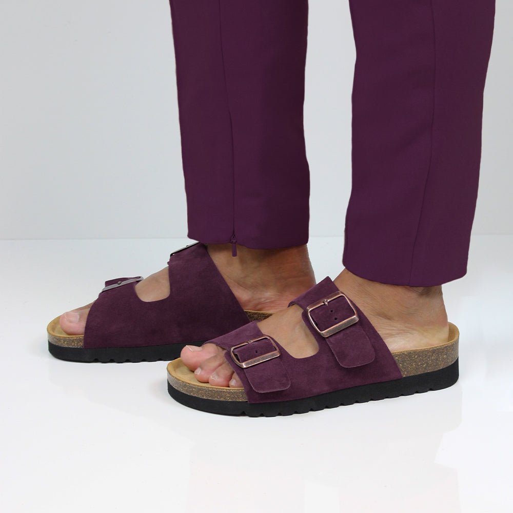 Minfot Moa Sandaler Bio Semsket Skinn Bordeaux