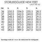 New Feet Yvette Ekstra Brede sko Dame Stretch Borrelås Svart
