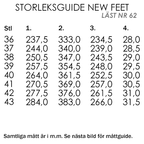 New Feet Mathilde Ekstra Brede sko Stretch Borrelås Svart
