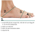 New Feet Milas Brede sko Herre OrthoStretch Borrelås Svart