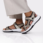 Minfot Nyhamn Sandaler Dame Brown Beige