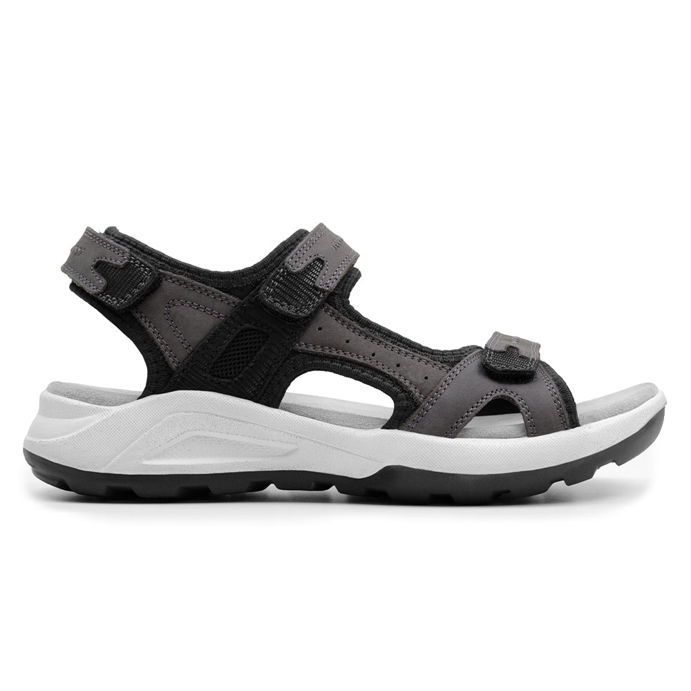 Minfot Nyhamn Sandaler Dame Nubuck Stone