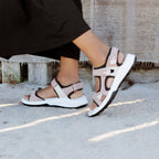 Minfot Nyhamn Sandaler Dame Pink Beige