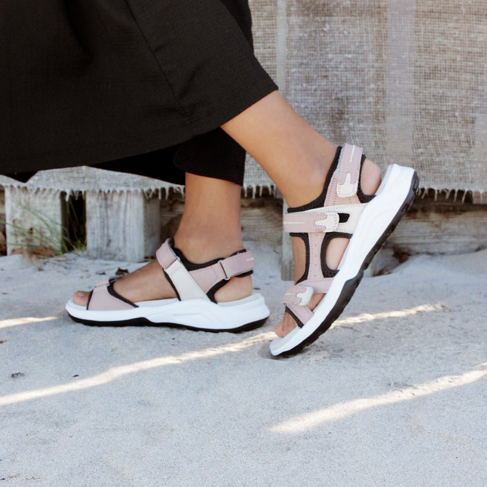 Minfot Nyhamn Sandaler Dame Pink Beige