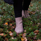 Minfot Boots Orsa Semsket skinn Dame Beige