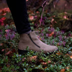 Minfot Boots Orsa Semsket skinn Dame Beige
