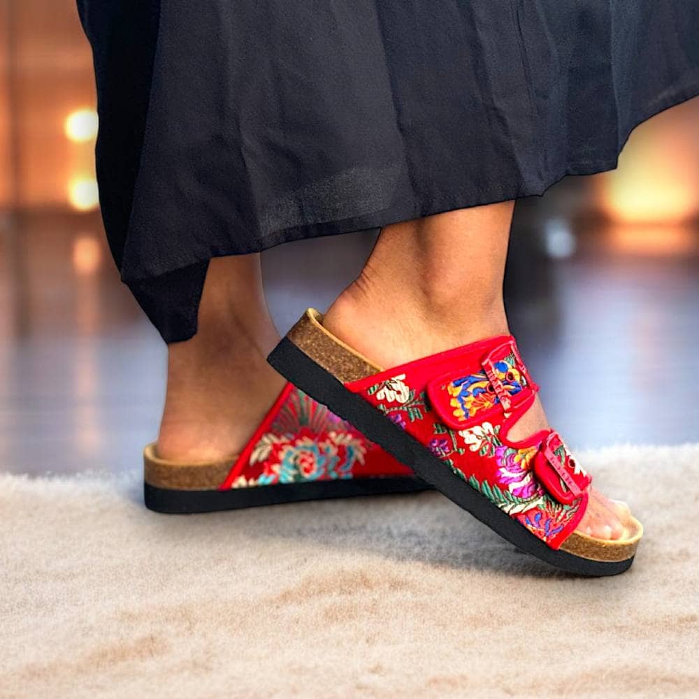 Sköna Marie Damesandal Thalia Rød