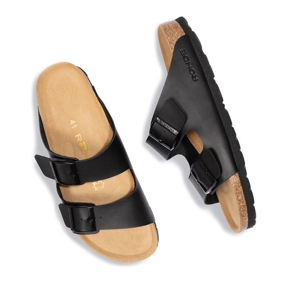 Rohde Sandaler Herre Birkoflor Svart