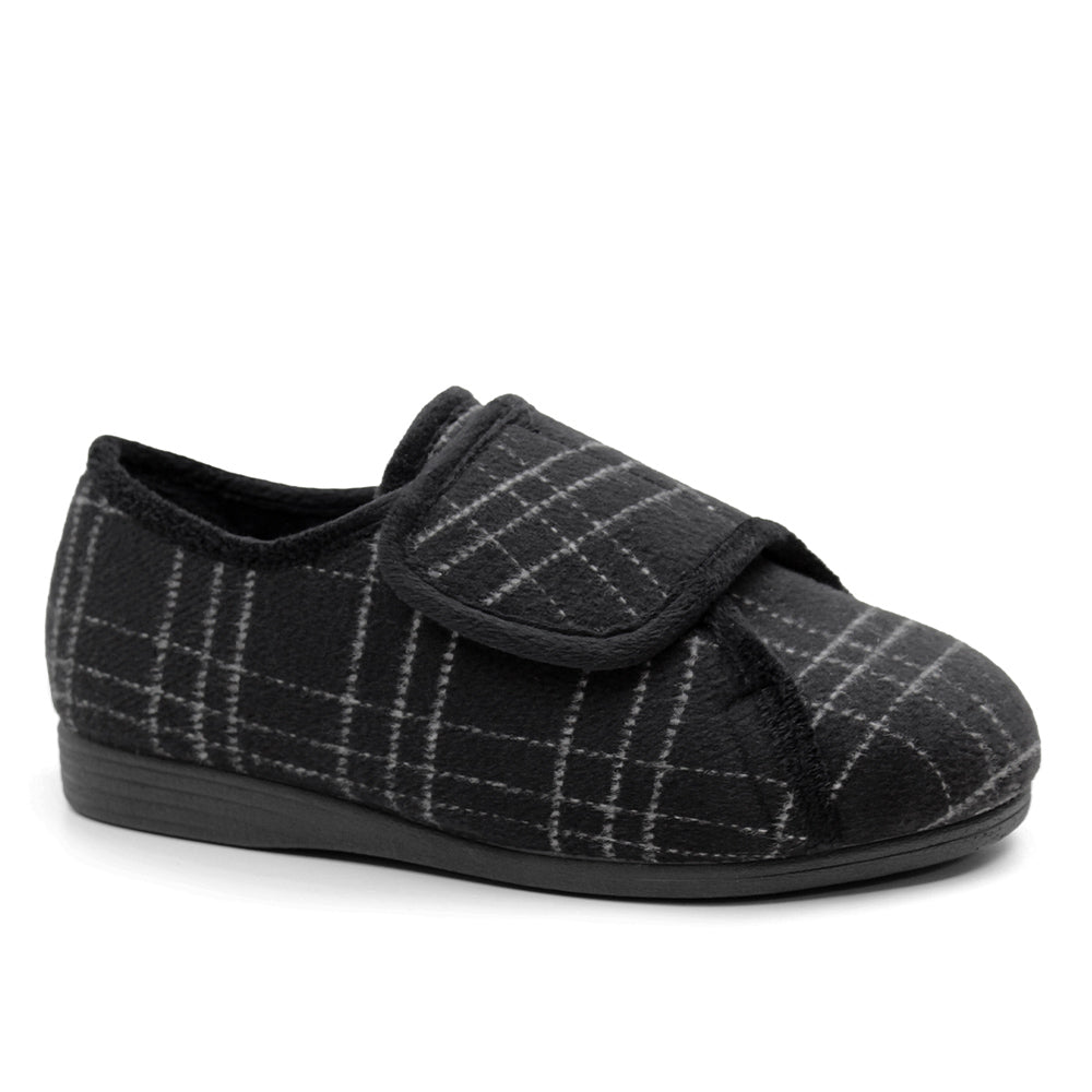 Salemedical Spesialsko Herre Strap Rutete Svart