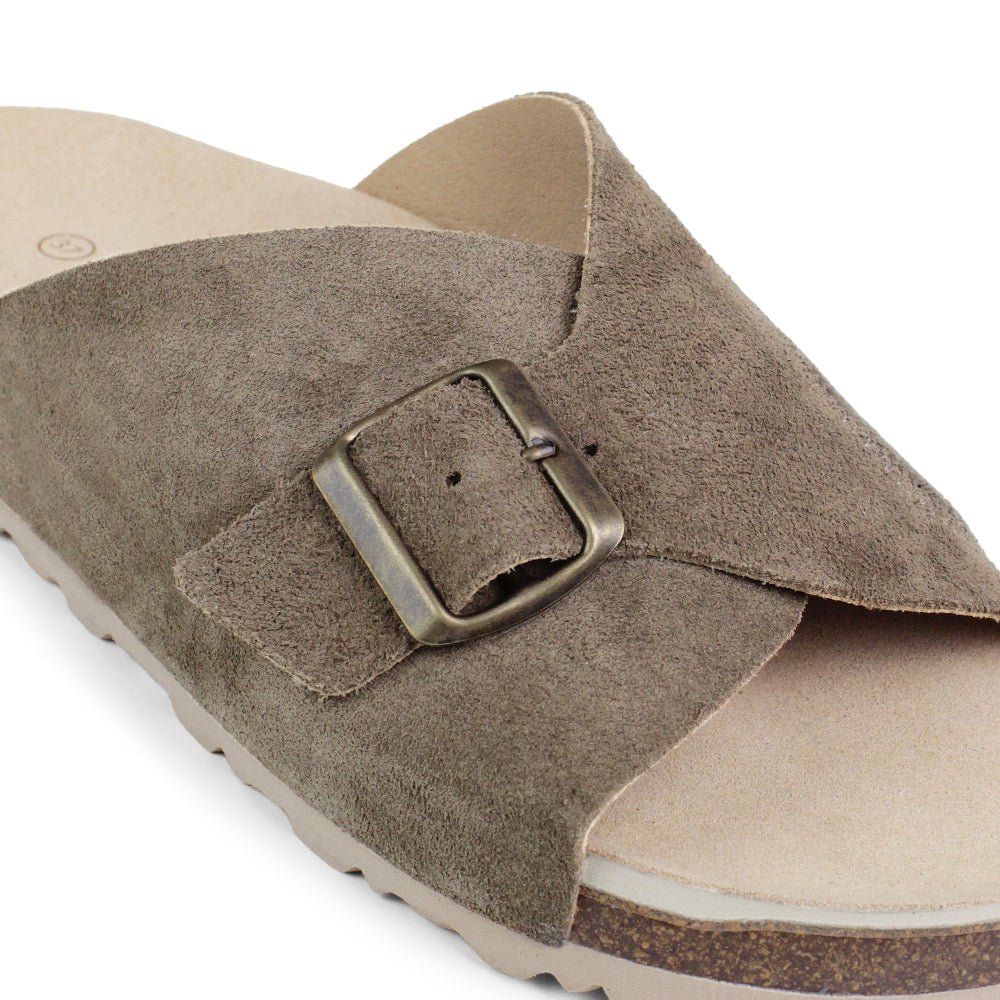 Minfot Li Sandaler Dame Semsket Hallux Valgus Primo Soft Stone