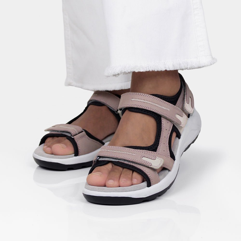 Minfot Nyhamn Sandaler Dam Pink Beige