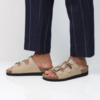 Minfot Lo Sandaler Dame Bio Skinn Stone