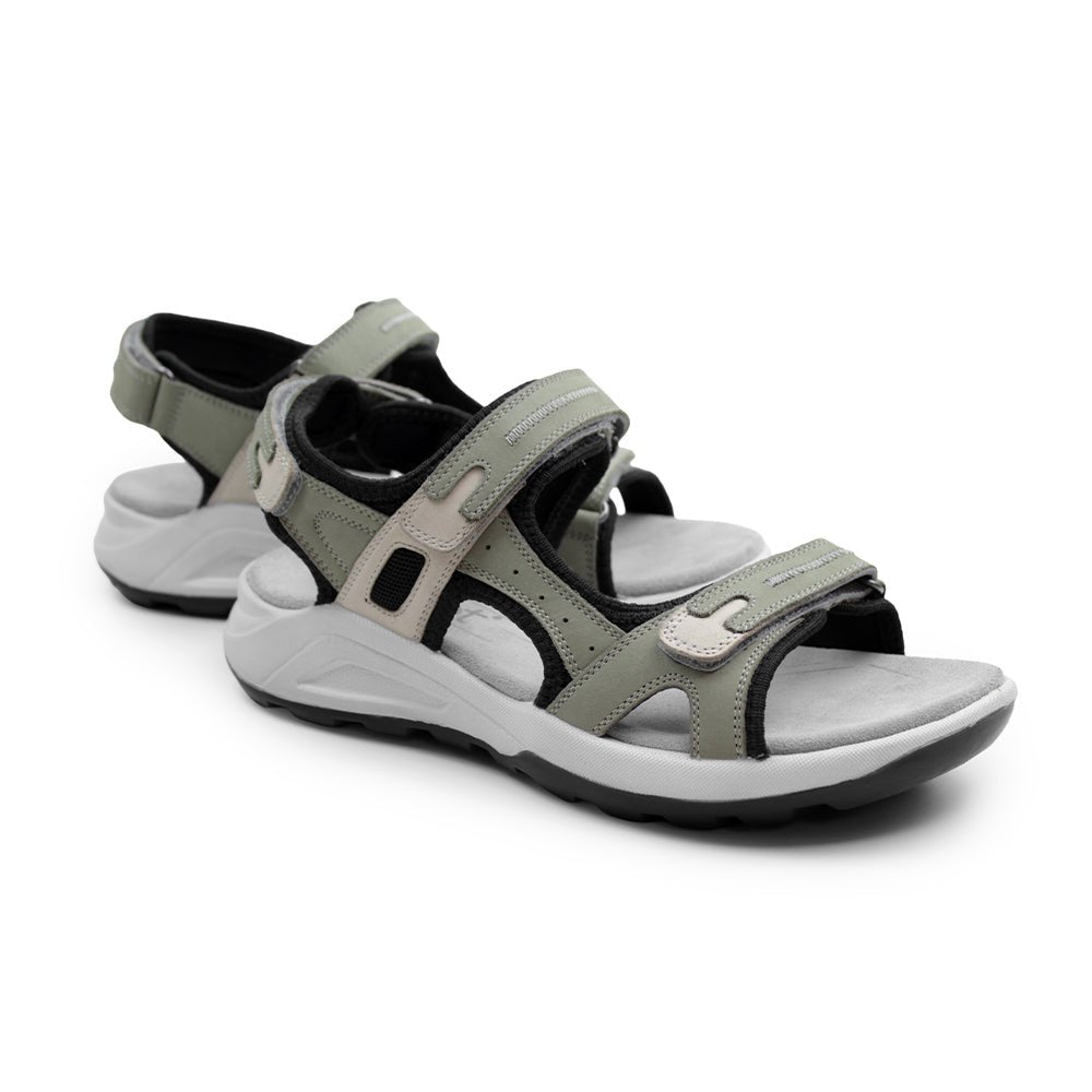 Minfot Nyhamn Sandaler Dame Green Beige