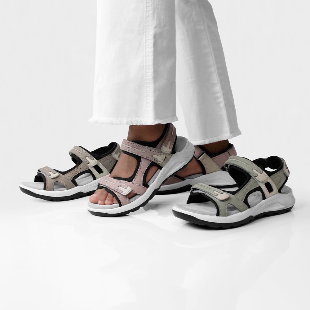 Minfot Nyhamn Sandaler Dam Pink Beige